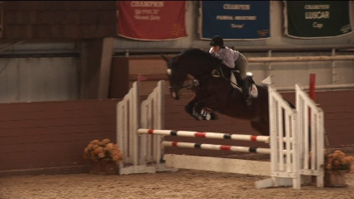 Trooper jumping